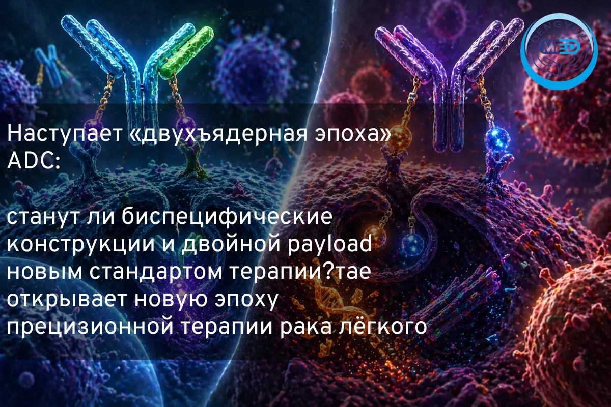 Наступает «двухъядерная эпоха» ADC: станут ли биспецифические конструкции и двойной payload новым стандартом терапии?