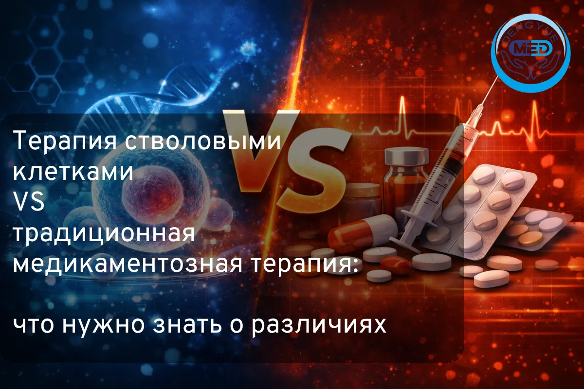 Терапия стволовыми клетками vs традиционная медикаментозная терапия: что нужно знать о различиях