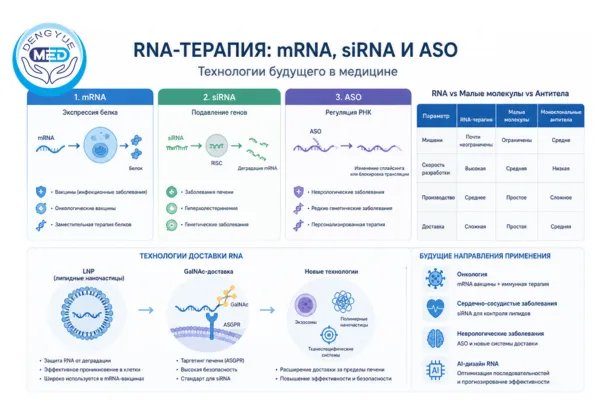 три ключевых направления rna-терапии mrna vs sirna vs aso