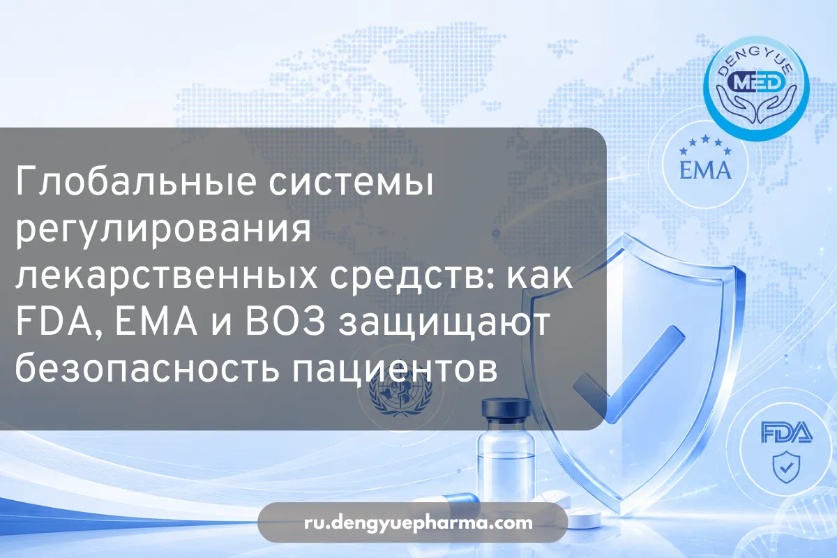 Глобальные системы регулирования лекарственных средств как FDA, EMA и ВОЗ защищают безопасность пациентов