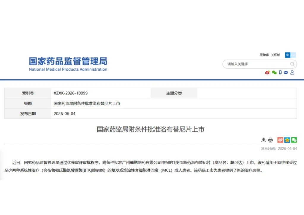 Ингибитор BTK лобутиниб получил разрешение на выпуск